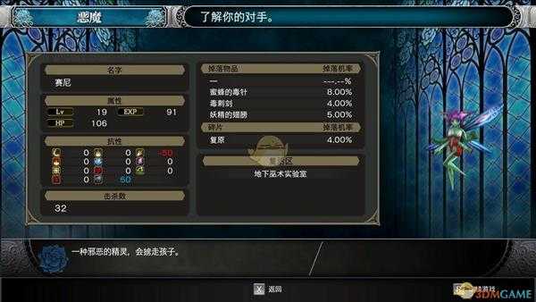 《赤痕：夜之仪式》赛尼怪物属性分享