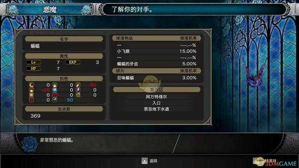 《赤痕：夜之仪式》009号蝙蝠属性分享