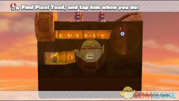 《前进！奇诺比奥队长》巧落平的摇晃神殿贴纸位置一览