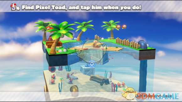 《前进！奇诺比奥队长》常夏水族馆贴纸位置一览