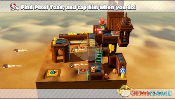 《前进！奇诺比奥队长》沙漠砖块要塞贴纸位置一览