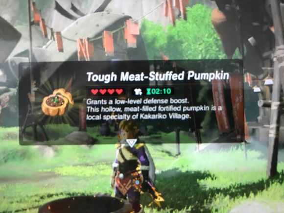 《塞尔达传说：旷野之息》韧肉南瓜釜食谱分享