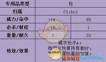 《火焰纹章：风花雪月》菲尔迪南特武器属性介绍