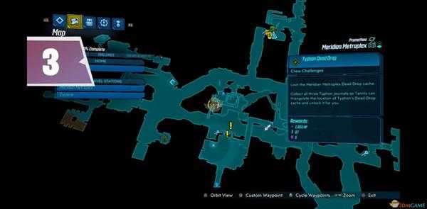 《无主之地3》普罗米西亚大都会提丰宝箱附近红宝箱位置分享