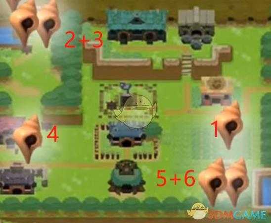 《塞尔达传说：织梦岛》梅贝村全贝壳收集地点介绍