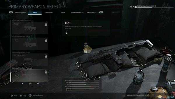 《使命召唤16：现代战争》全冲锋枪外观一览