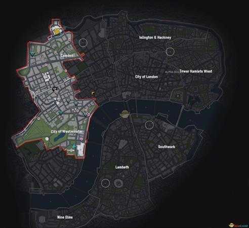 《看门狗：军团》地图总览图介绍