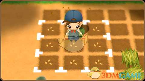 《牧场物语：重聚矿石镇》播种的方式