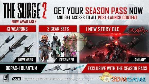 《迸发2》季票内物品介绍