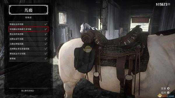 《荒野大镖客2》荒野大镖客2全马鞍详细排名