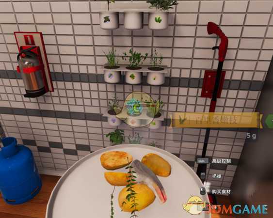 《料理模拟器》五星猪排配柠檬烘烤土豆做法