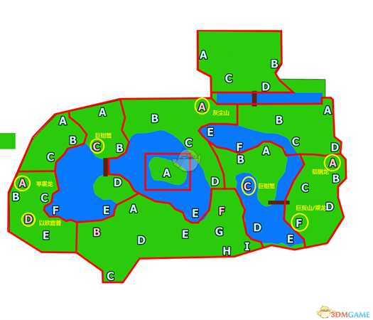 《宝可梦：剑/盾》旷野地区下半部分超极巨宝可梦分布图分享