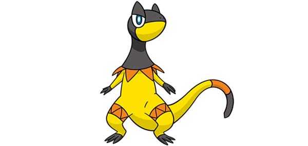 《宝可梦：剑/盾》光电伞蜥图鉴