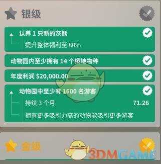 《动物园之星》迈尔斯湖岛动物园关卡攻略详解