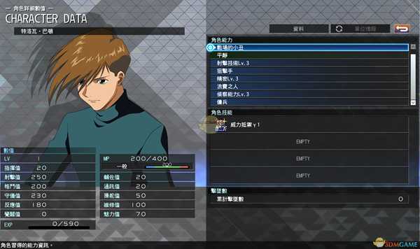 《SD高达G世纪：火线纵横》特洛瓦巴顿角色能力分配心得分享