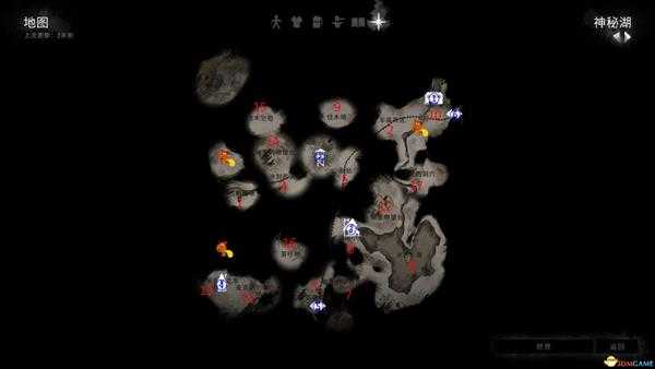 《漫漫长夜》神秘湖地图分享