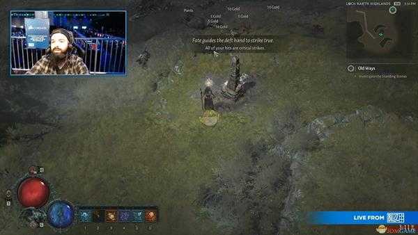 《暗黑破坏神4》演示界面中的细节分析