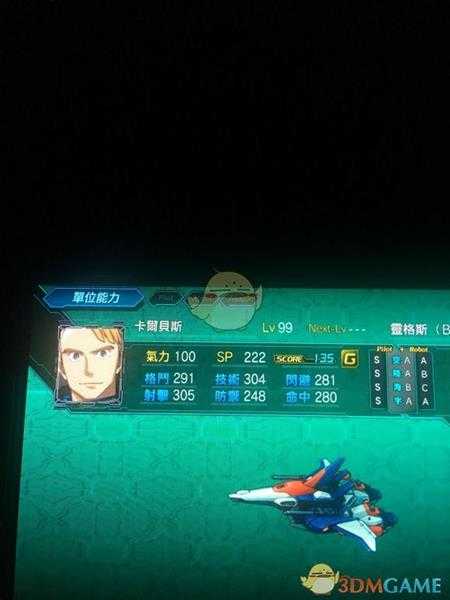 《超级机器人大战X》全角色LV99六维一览