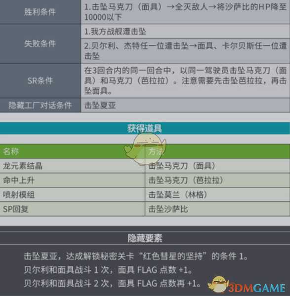 《超级机器人大战X》第20话宇宙与大地SR攻略