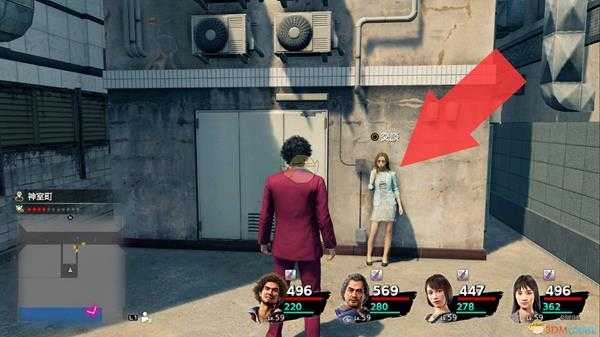 《如龙7：光与暗的去向》打工任务挑战捏捏公主位置分享