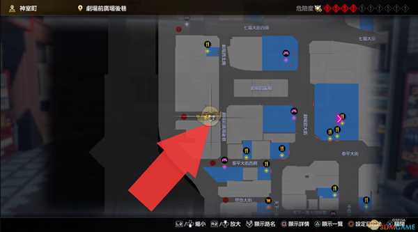 《如龙7：光与暗的去向》落单流浪汉位置分享