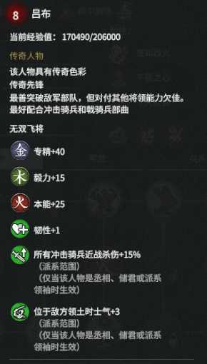 《全面战争：三国》吕布强度分析