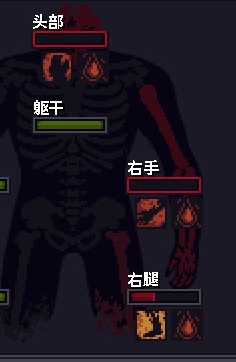 《石质碎片》部位受伤与流血详解