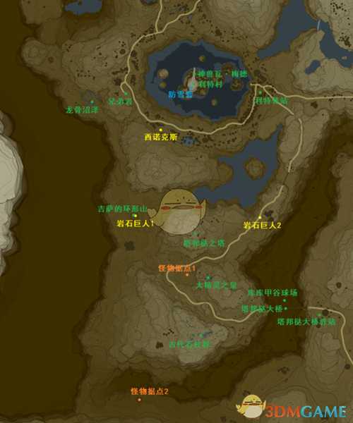 《塞尔达传说：旷野之息》塔邦挞之塔全收集指南