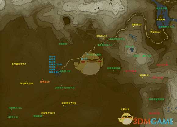 《塞尔达传说：旷野之息》荒野之塔全收集指南