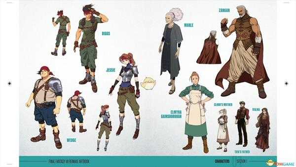 《最终幻想7：重制版》豪华版设定集内容一览