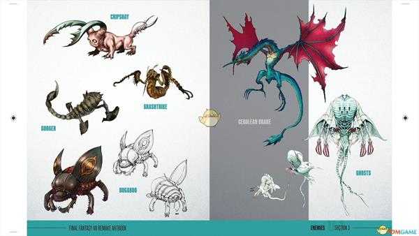 《最终幻想7：重制版》豪华版设定集内容一览