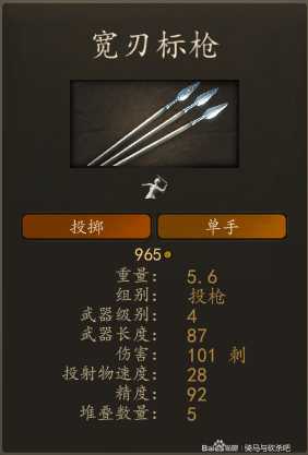 《骑马与砍杀2》斯特吉亚资深战士装备一览 实战强度分析