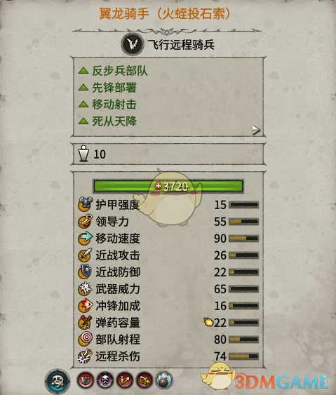 《全面战争：战锤2》翼龙骑手火蛭投石索实用性分析