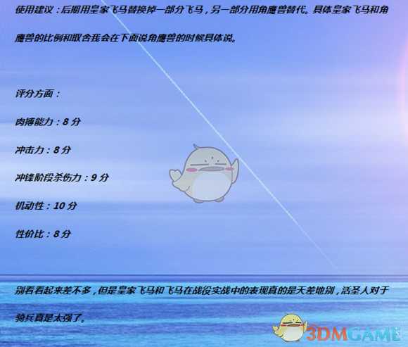 《全面战争：战锤2》皇家飞马骑士实用性分析