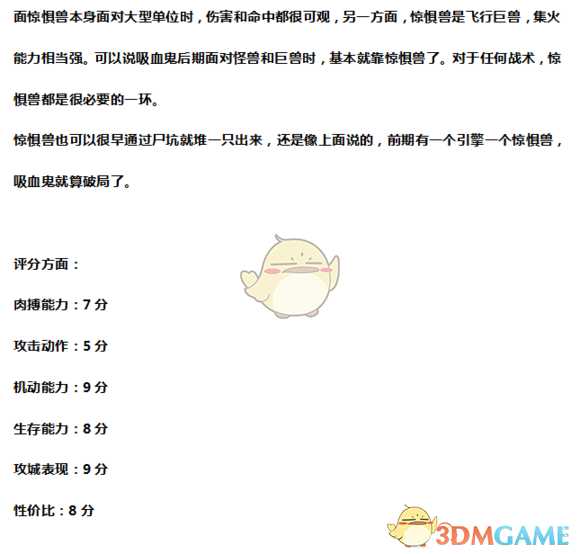 《全面战争：战锤2》惊惧兽实用性分析