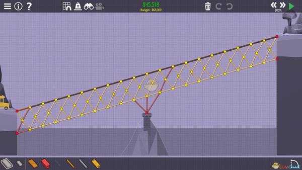 《桥梁建筑师2》安宁绿洲爬坡考验攻略