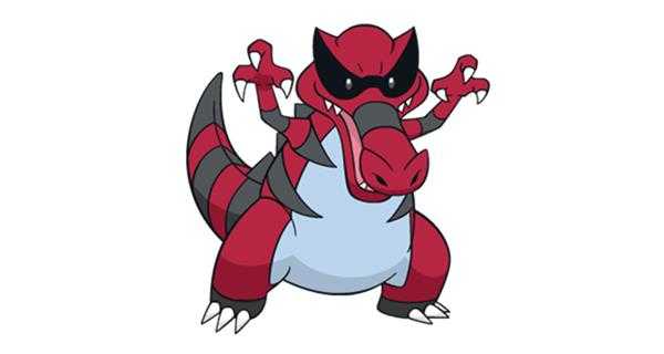 《宝可梦：剑/盾》铠之孤岛流氓鳄图鉴