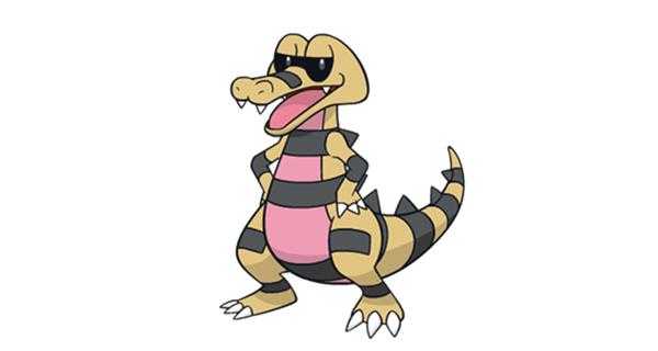 《宝可梦：剑/盾》铠之孤岛混混鳄图鉴