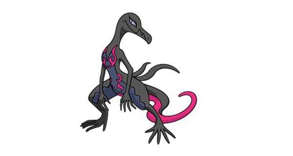 《宝可梦:剑/盾》铠之孤岛焰后蜥图鉴