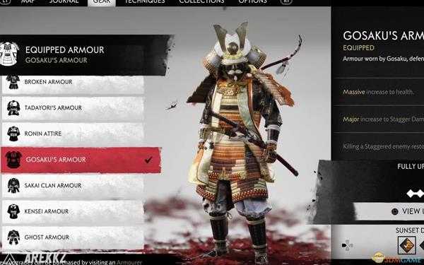 《对马岛之魂》全服装(铠甲)展示视频