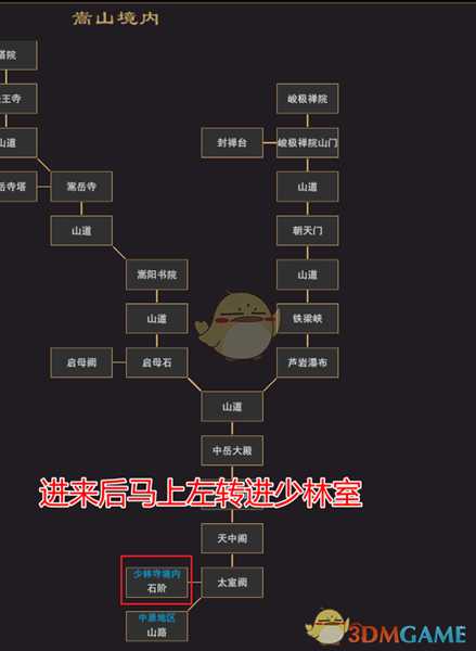 《我来自江湖》少林方丈位置分享