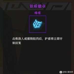 《枪火重生》银制徽章秘卷组合推荐