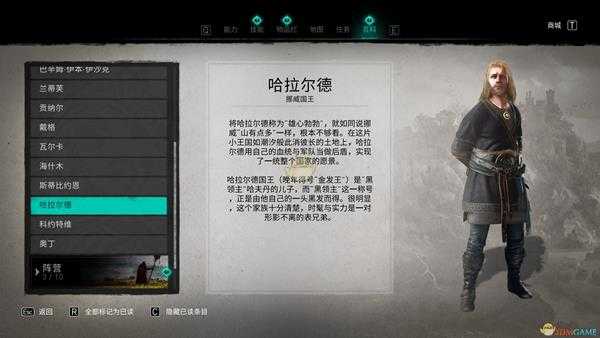 《刺客信条:英灵殿》哈拉尔德人物背景介绍