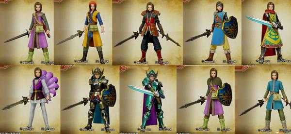 《勇者斗恶龙11S:寻觅逝去的时光》全时装外观一览