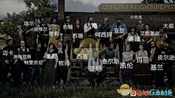 《荒野大镖客2》帮派成员年龄大全