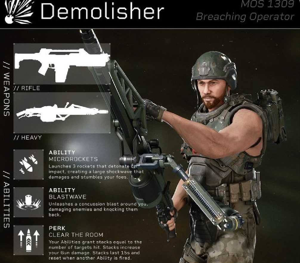 《异形:火力小队》爆破兵兵种简单介绍