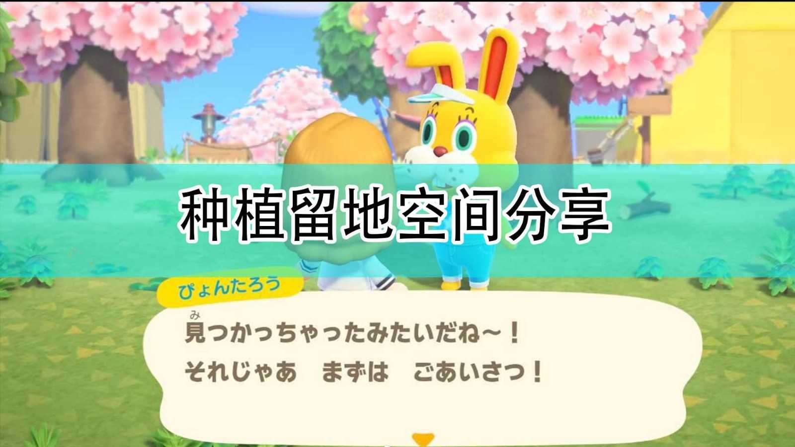 《集合啦!动物森友会》种植留地空间分享
