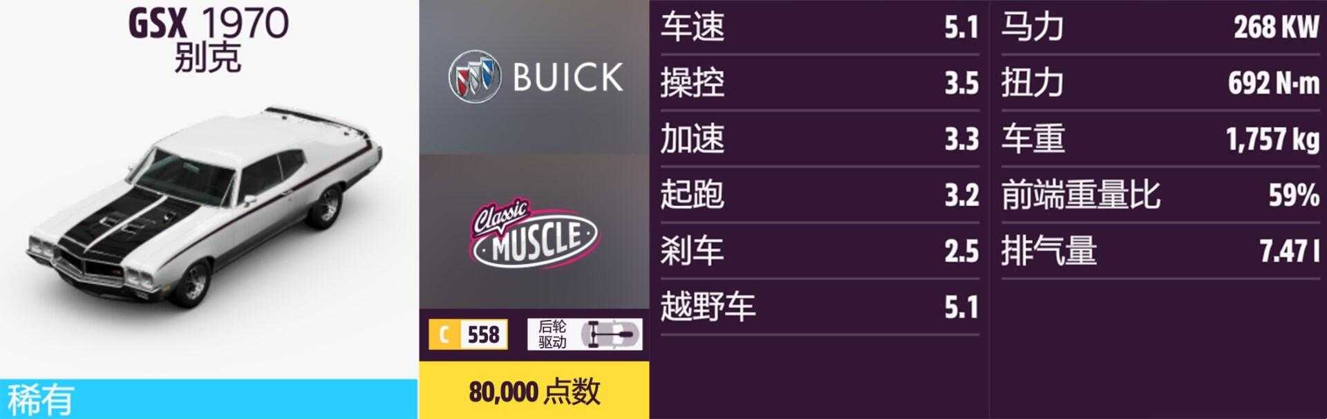 《极限竞速:地平线5》别克全车辆获取方法介绍