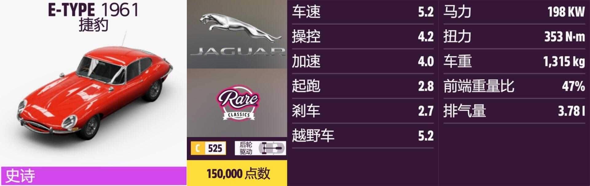 《极限竞速:地平线5》捷豹全车辆获取方法介绍