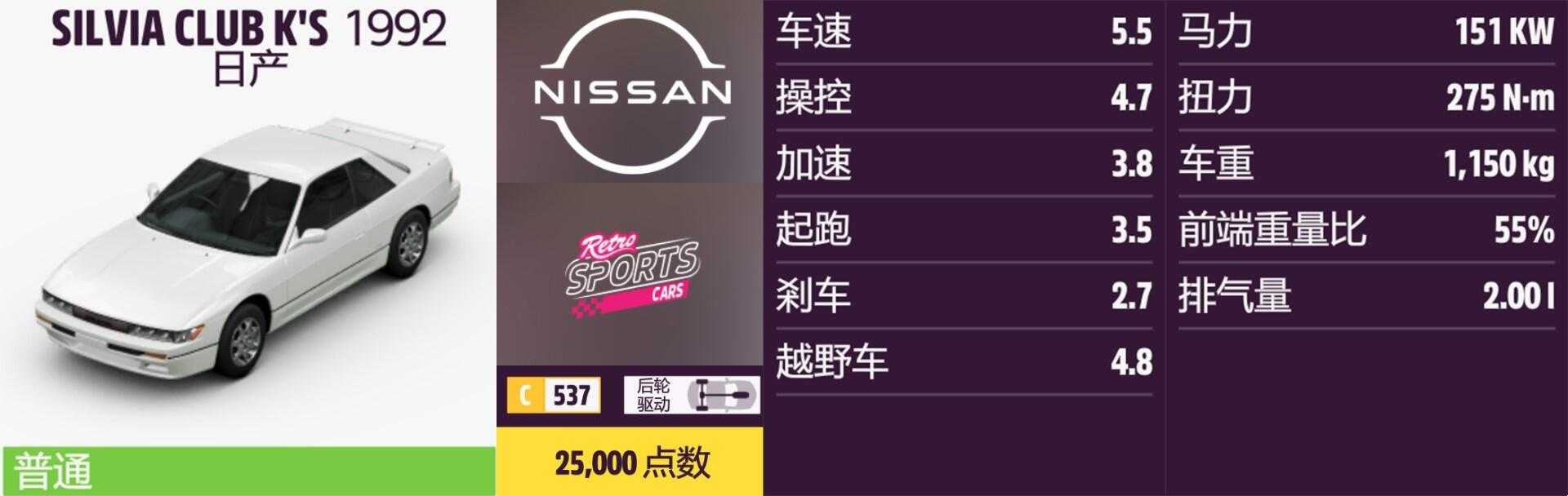 《极限竞速:地平线5》日产全车辆获取方法介绍